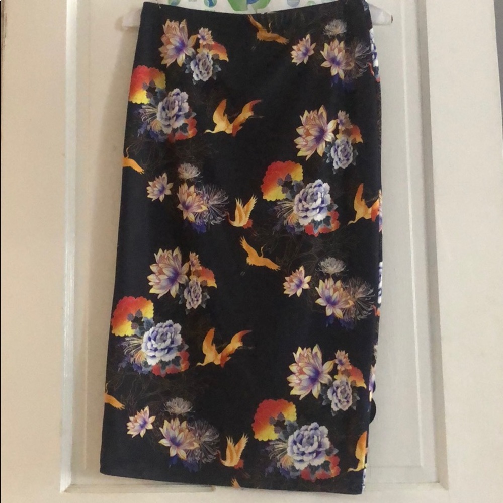 Knee length skirt